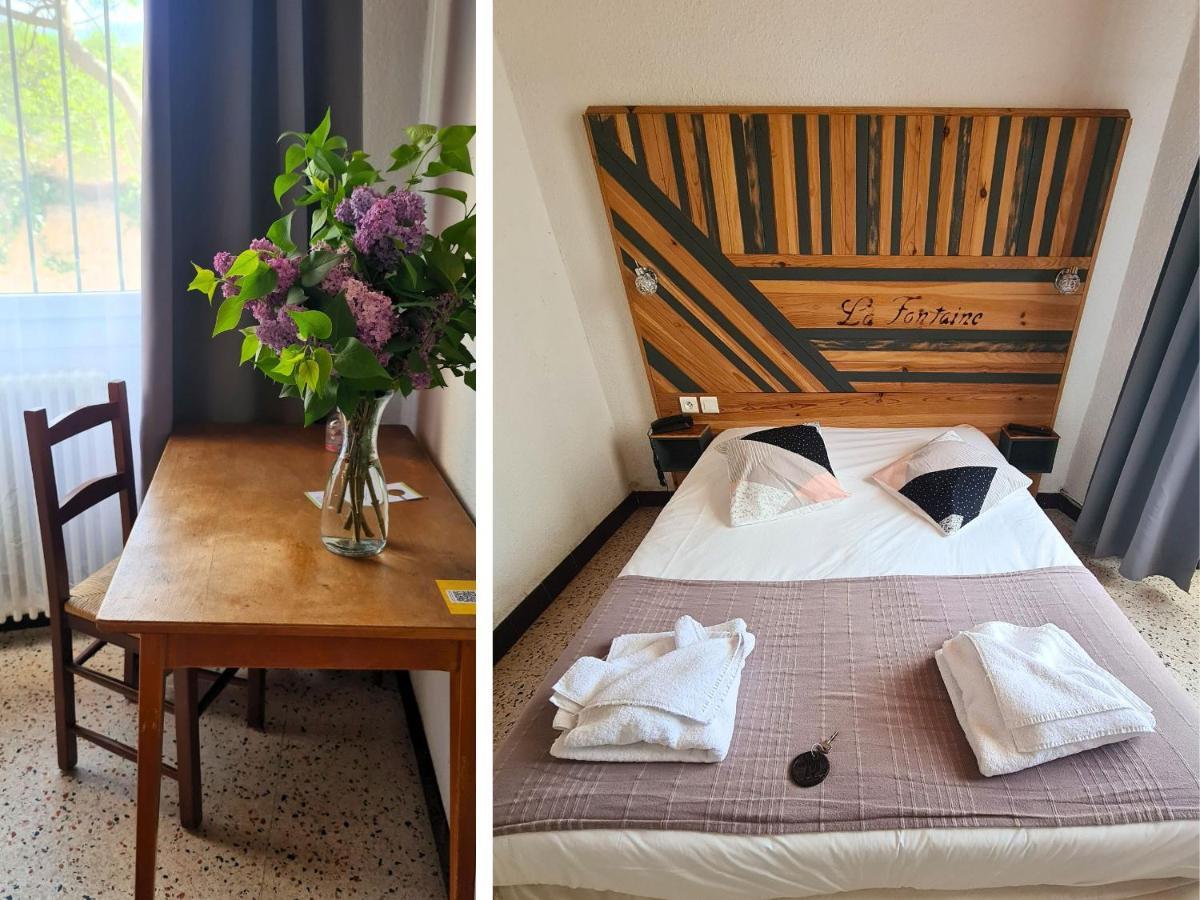Hotel La Fontaine Saint-Martin-de-Bromes Экстерьер фото